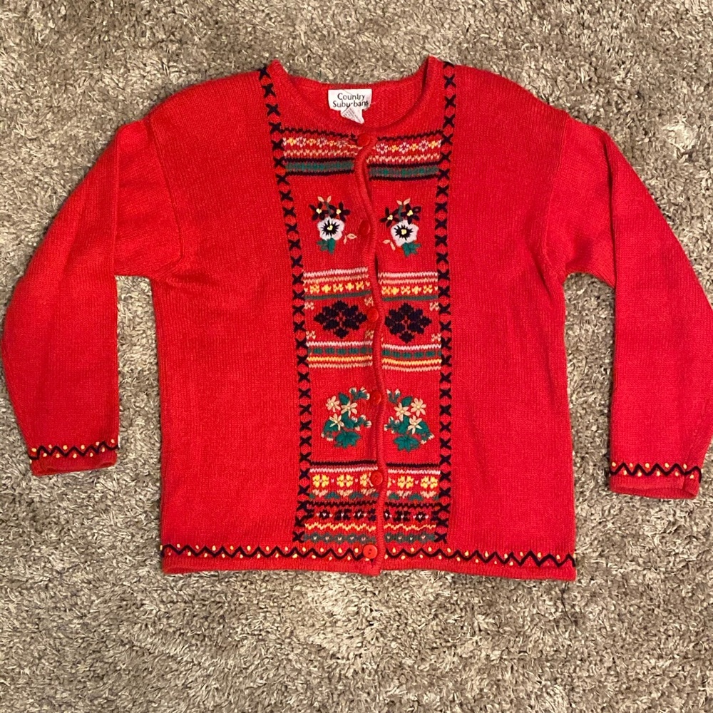 Vintage ugly Christmas sweater